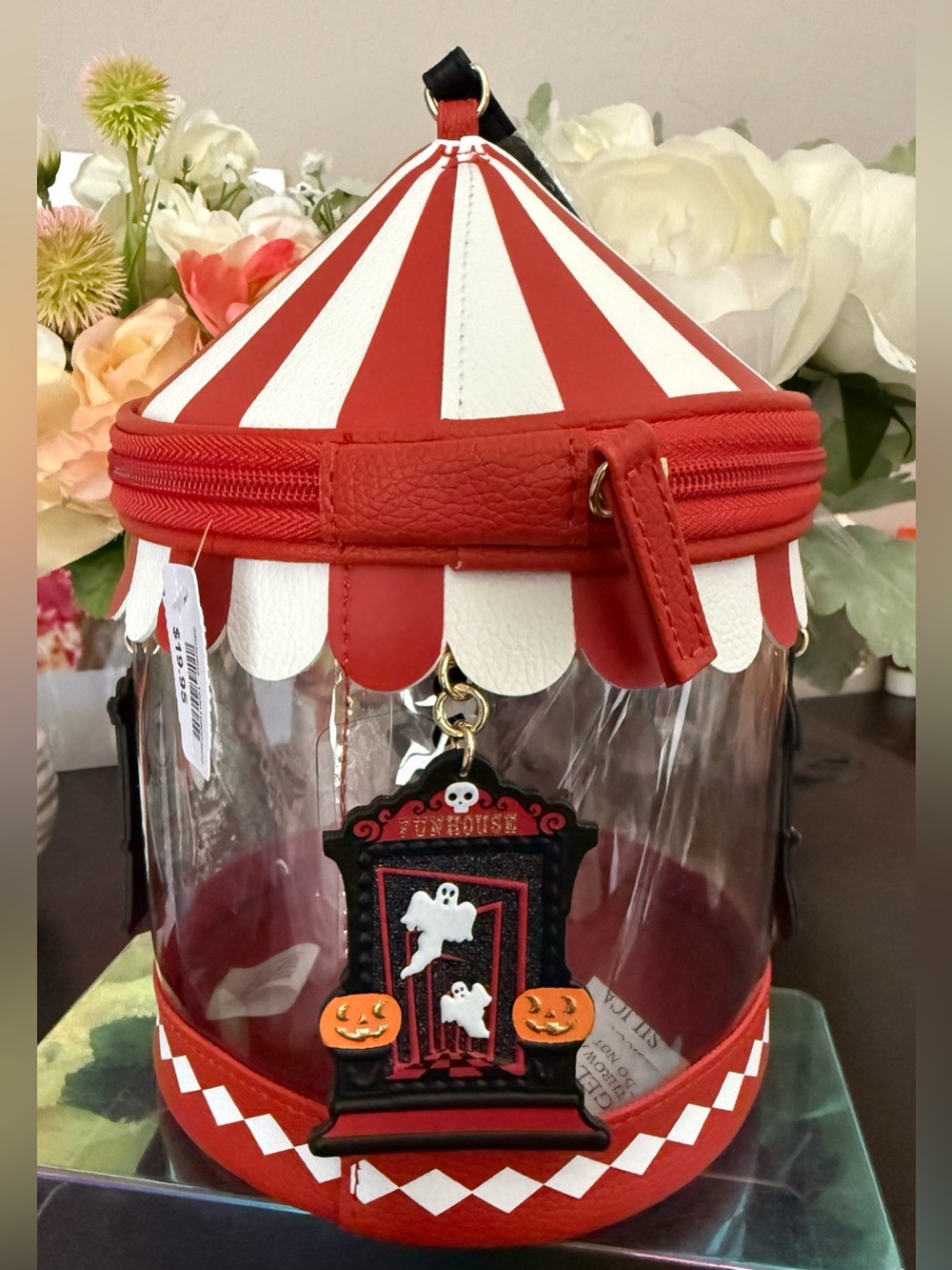 🆕🎪 BATH & BODY WORKS HALLOWEEN CIRCUS CAROUSEL WRISTLET/PURSE. BRAND NEW! - Picture 7 of 8
